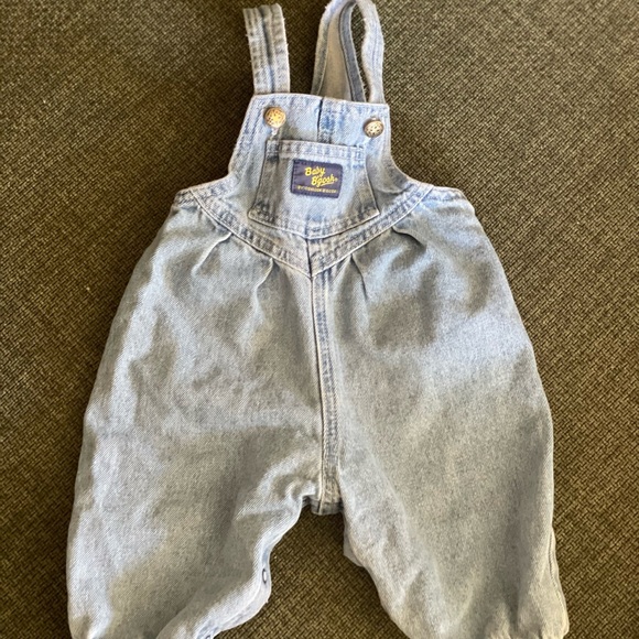 Vintage OshKosh B'gosh Blue Denim Overalls Classic Style - Picture 1 of 5